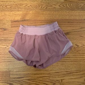Pink Lululemon shorts